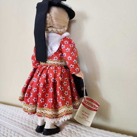 Vintage Original Schmider Trachten German Doll Franzi Salzburg Traditional Dress - Picture 9 of 9